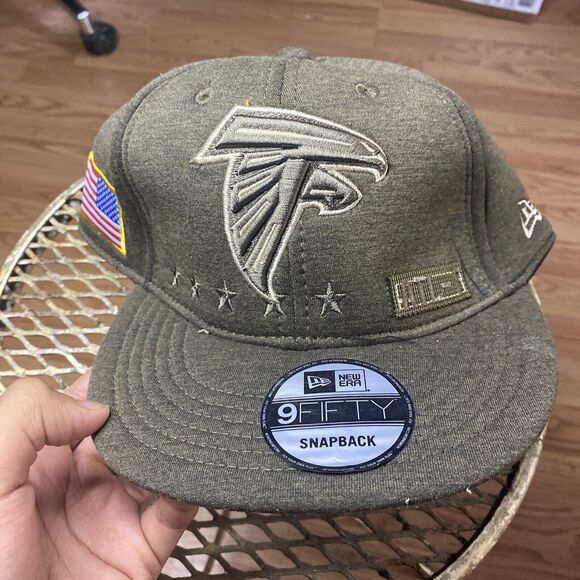 Atlanta Falcons New Era Salute To Service 9FIFTY SnapBack Footbal NFL - Picture 1 of 6